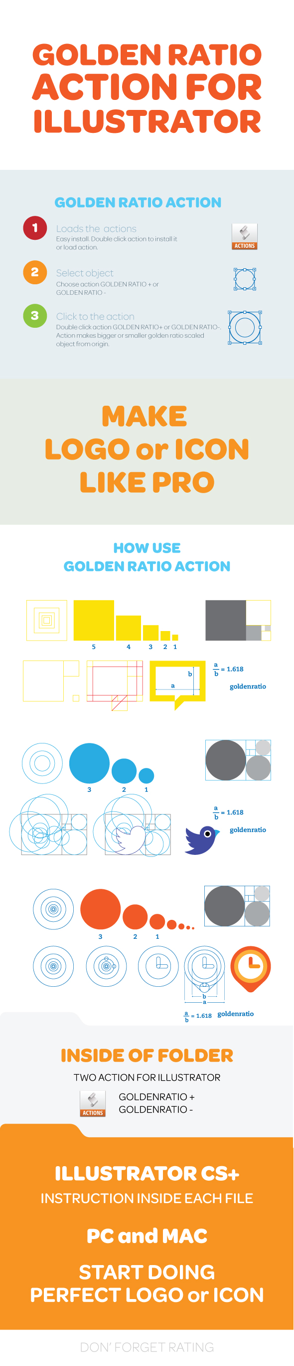 Golden Ratio Illustrator Action by heavydesignforce | GraphicRiver